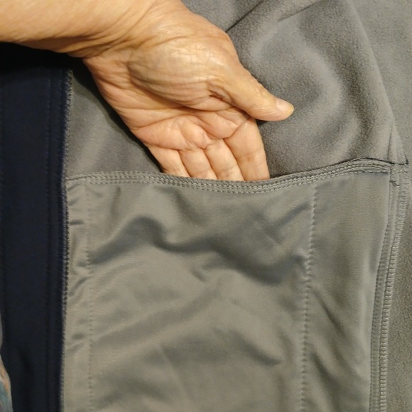 Auburn University Jacket Zip,Fleece Lined,Navy,Orange Trim, Men,Size L,Pre-owned - Picture 10 of 12